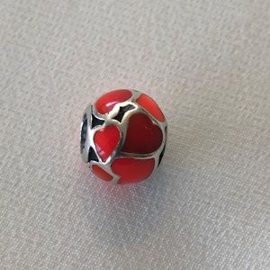 Pandora Red Hot Slide Charm